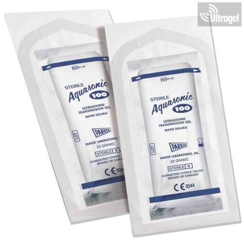 Parker Aquasonic 100 STERILE 20g ultrasound gel - UG783034
