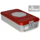 Sterilization box with 1 valve, red, (465x280x100/150mm) - Barrier