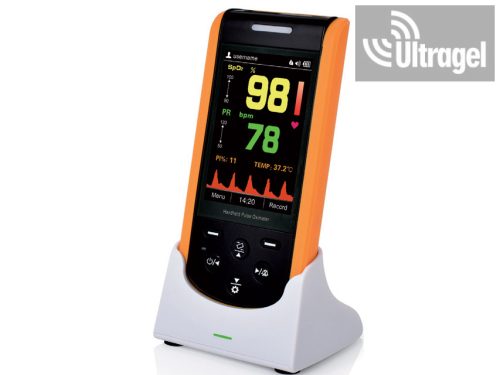 PulzoxIméter - Lepu SP20 - Asztali töltővel, Riasztás funkcióval, PI