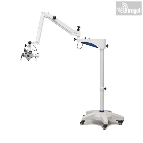 Sebészeti, fogászati fül-orr-gégészeti mikroszkóp fényosztóval, 3X nagyítás ALPHA ENT 2LED