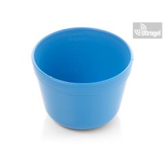 Sterilizable plastic round dish, scaled, 80x70mm, 200ml