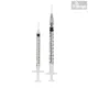 Tuberculin 1ml fecskendő 27G1 tűvel 0.4x13 mm  (1000db)