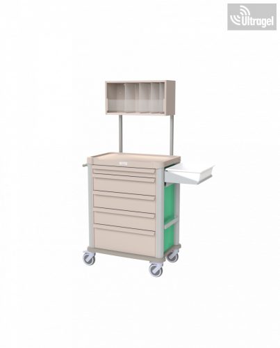 Anesztezilógiai kötöző kocsi VILLARD 705x415mm