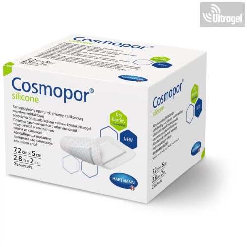 Cosmopor® Silicone - 20x10cm 25db steril szigetkötszer Hartmann 