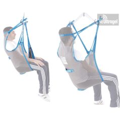 Betegemelő heveder FEJTÁMASZTÓVAL - 250kg IM110