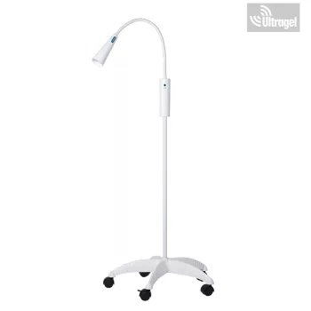   Vizsgálólámpa LED, 50.000 lux, érintésmentes, állítható fényerő LUXIFLEX SENSOR Plus II - állványos/asztali/fali/