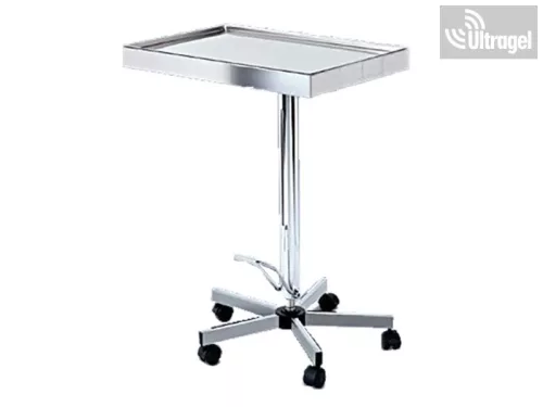 Sonnenburg Mayo asztal HIDRAULIKUS, 5 lábú, 360°-ban forgatható, kivehető tálca 70x45cm