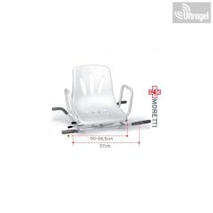   Fürdetőszék - Kádra szerelhető kifordítható fürdetőszék