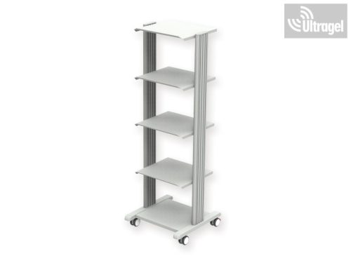 Műszerkocsi 40x36cm, 5 polcos - Opcionális kiegészítőkkel műszerasztal