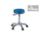 Laborszék, Vizsgálószék kerekes, műbőr, krómozott lábakkal, 5 színben