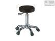 Laborszék, Vizsgálószék kerekes, műbőr, krómozott lábakkal, 5 színben