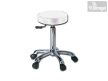Laborszék, Vizsgálószék kerekes, műbőr, krómozott lábakkal, 5 színben