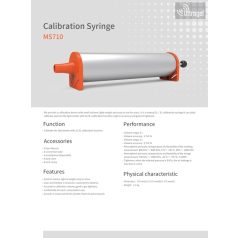 Spirometer calibration pump MS710 - 3L