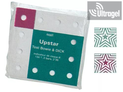 Bowie & Dick indikátor AUTOKLÁV és gőzsterilizáláshoz -14x14cm