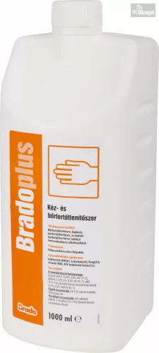 BradoPlus kéz és bőrfertőtlenítő - színtelen1000ml           