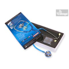 Fonendoszkóp nemesacél fejjel - felnőtt VILÁGOSKÉK