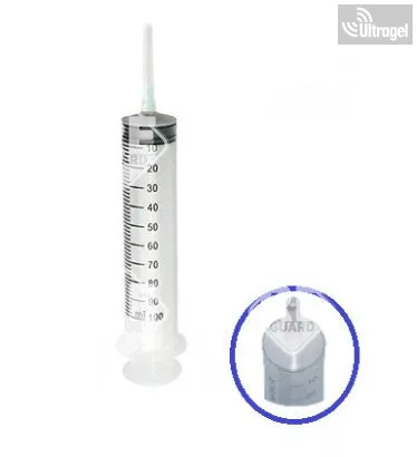 Öblítőfecskendő 3 részes, katéter vég, 100ml 