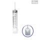 Öblítőfecskendő 3 részes, katéter vég, 100ml 