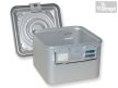 Sterilisation box with 1 valve, grey (285x280 / 200mm) - Barrier