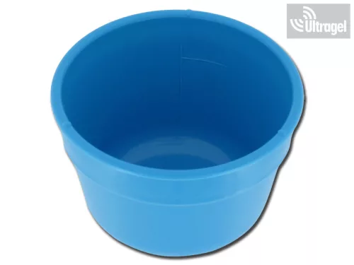 Műszertál kerek, skálázott, sterilizálható műanyag 150x70mm, 500ml