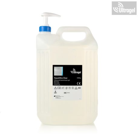 AquaUltra Clear ultrasound gel in a 5000ml can - UG873687