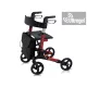 Járókeret, rollátor, összecsukható, szövet táskával és ülőlappal - COMPACT - 136kg