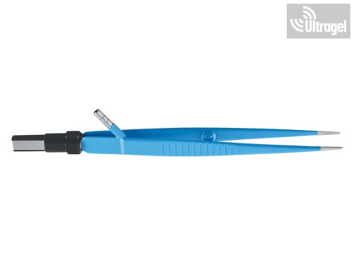 Bipoláris csipesz egyenes, IRRIGÁCIÓS csatlakozóval 18cm - Többszörhasználatos