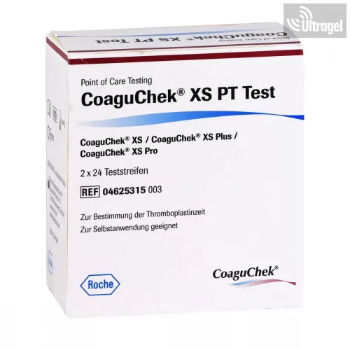 CoaguChek XS PT PST coagulation test strip - 2x24pcs