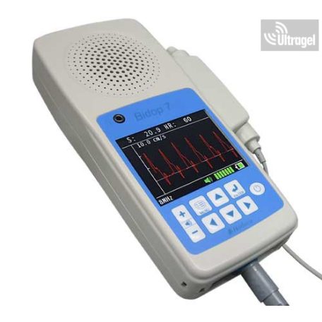 HADECO Bidop 7 - bidirekcionális minidoppler 1db vizsgálófejjel (2, 4, 5, 8 vagy 10MHz)