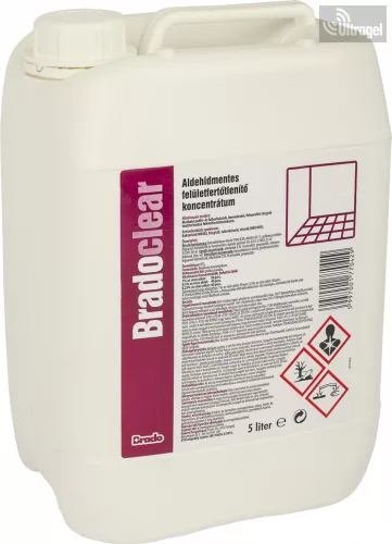 BradoClear aldehidmentes felületfertőtlenítő koncentrátum - 5000ml  