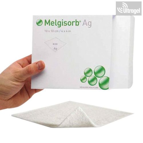 Mölnlycke Melgisorb® Ag 5 x 5cm - ezüstös alginát kötszer (10db)