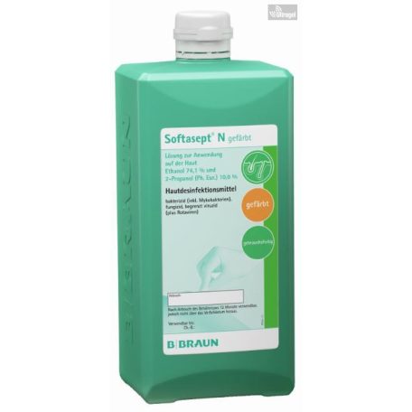 Softasept® N színezett bőrferőtlenítőszer - 1000ml