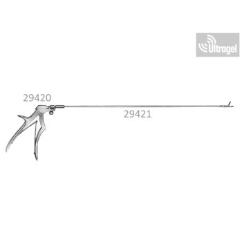 Biopsziás mintavevő fogó - 420mm; 3.5x8mm Jaws