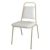 Kórtermi támlás szék, betegvizsgáló szék, karfa nélkül - fehér váz, fehér műbőr
