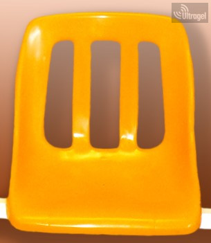 Várótermi pad Vario székpalást - FEHÉR színben