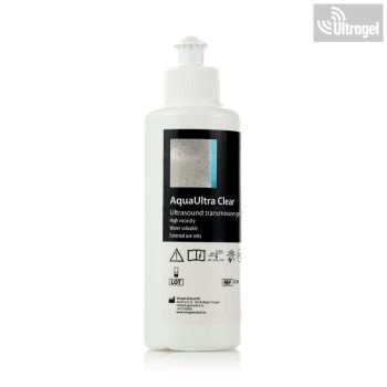 AquaUltra Clear 250ml colourless ultrasound gel - UG313623