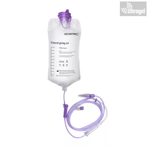 Enterális pumpa szerelék - szákos, 1500ml
