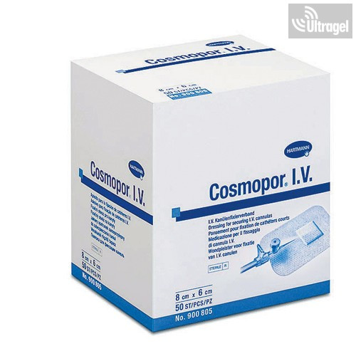 Cosmopor® I.V. kanülrögzítő - 6x8; 12x10cm Hartmann 