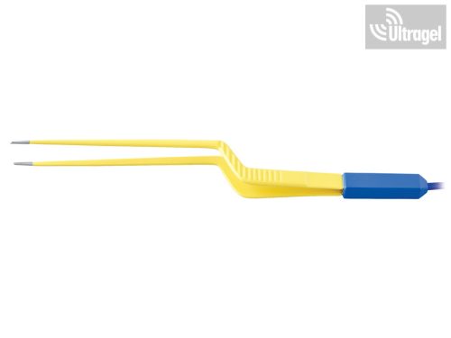 Bipoláris csipesz bayonett hajlított, 20cm - egyszerhasználatos