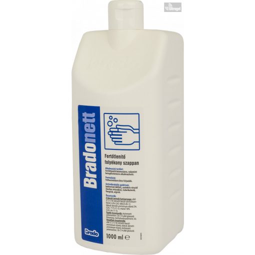 BradoNETT - fertőtlenítő folyékony szappan - 1000 ml - UG961942         