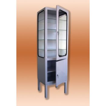 Fém műszerszekrény 1-1 ajtós 47x52x180cm