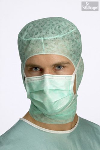 Mölnlycke Sebészi operációs orrmerevítős maszk kötős  4302