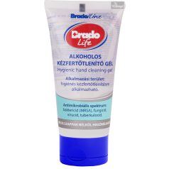   BradoLIFE GEL, alkoholos kézfertőtlenítő gél TUBUSBAN - 50 ml