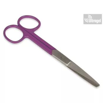 Sebészeti olló bíbor, tompa / hegyes - 14cm
