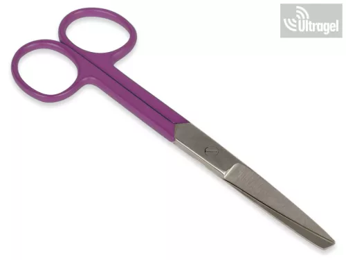 Sebészeti olló bíbor, tompa / hegyes - 14cm