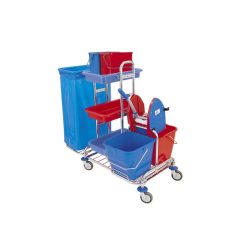 Higienic and products for cleaning - cleaning trolleys, dispensers, paper towels, paper sheets