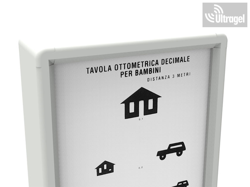 Kettessy állatos vízustábla | 1 oszlop, 3 m – 2
