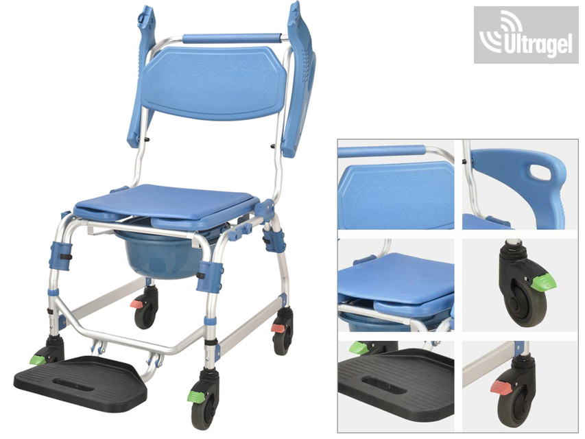 SMART COMMODE fürdető- és WC-szék | 125 kg – 2