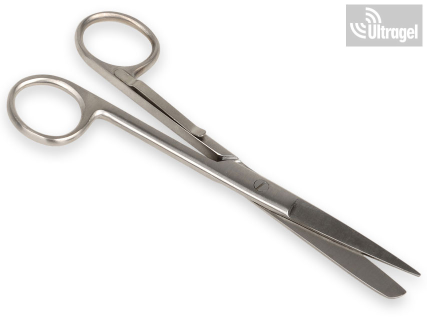 Akasztós sebészeti olló | tompa/hegyes, 14 cm – 1