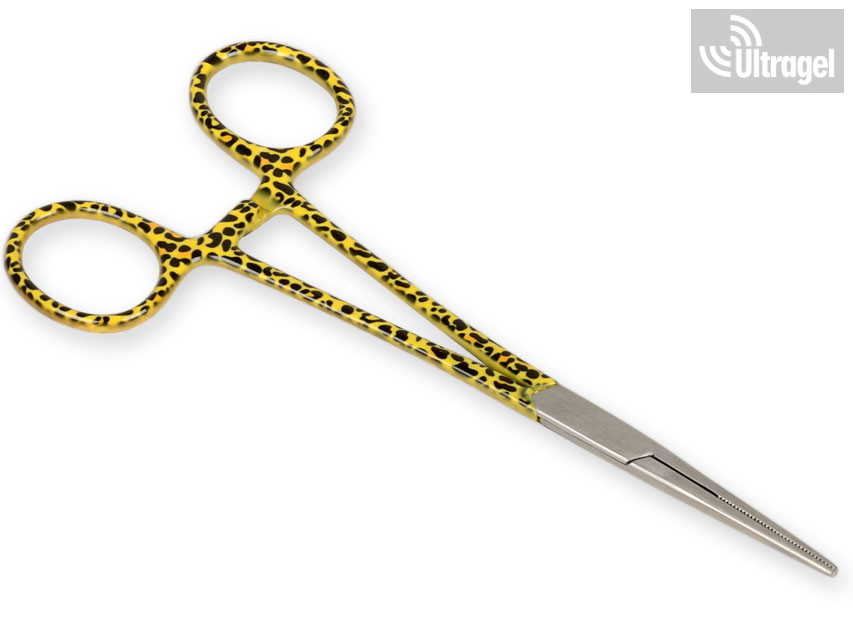 Leopárdmintás egyenes érfogó | 14–20 cm – 1